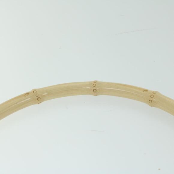 GUCCI Bamboo Hand Bag Canvas Beige 001 001 - Picture 14 of 16